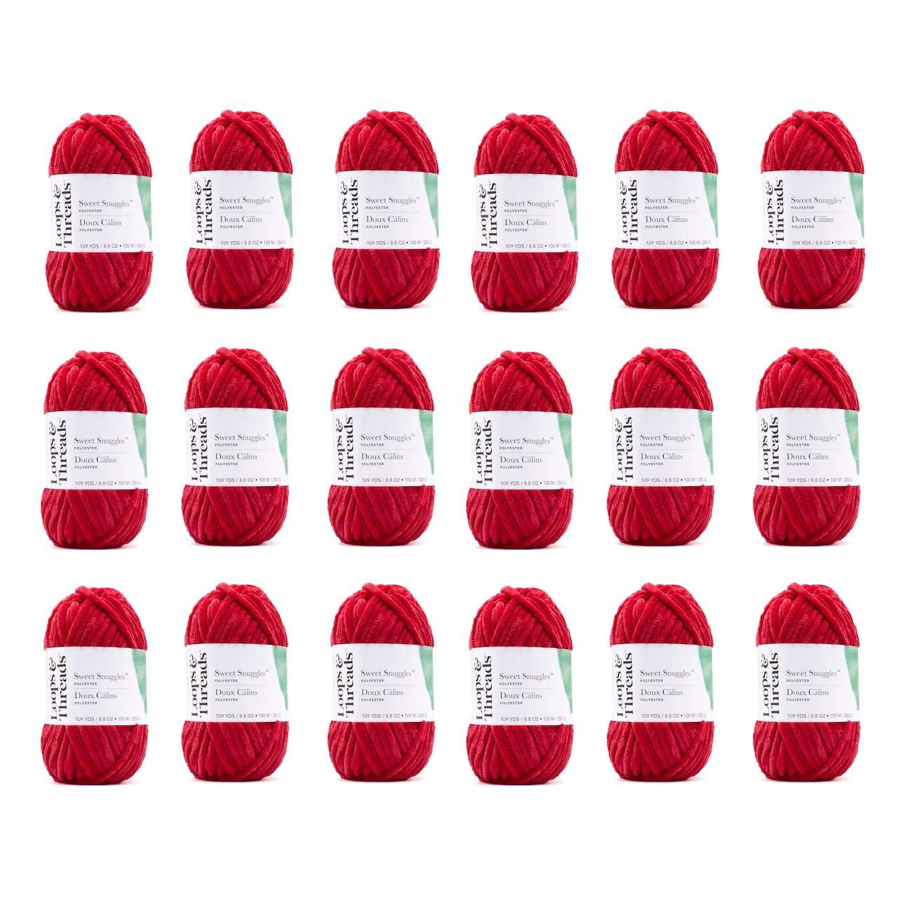 18 Pack: Sweet Snuggles™ Yarn by Loops & Threads®